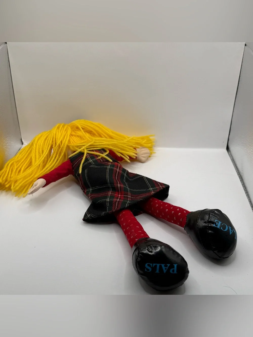 The Children’s Place Strawberry Blonde Sort Plush Doll Place Pals Plaid Dress